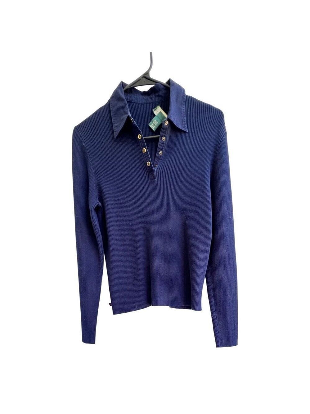 Ralph Lauren ribbed polo  100% cotton size petite MP - Picture 3 of 8